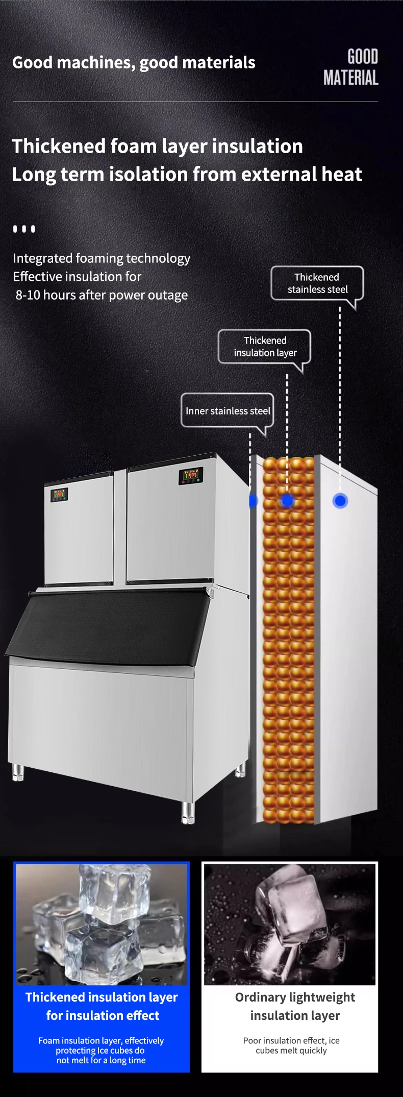 Ice Machines, 1200kg, > 80 kg, Electric - detail 16