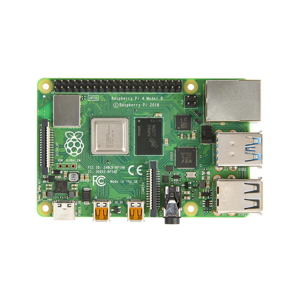 2 Гб E14 Версия Raspberry Pi 4 модели 4B BCM2711 Quad-core Cortex-A72 1,5 ГГц 2 Гб оперативной памяти с двухдиапазонный Wi-Fi
