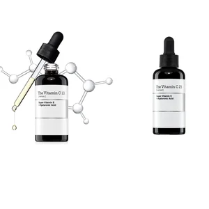 COSSR Vitamin C Serum 20ml Hyaluronic Acid Vitamin E Liquid for Face Brightening Hydrating Dark Spots Skin Care Wholesale