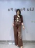 สีน้ำตาล