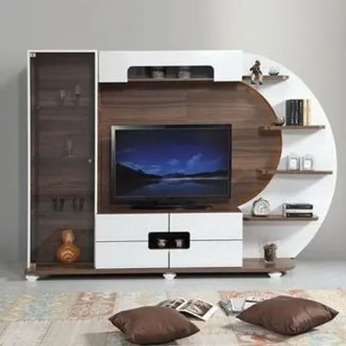 Luxury Tv Cabinet Furniture Combination Set Background Wall Wooden Cabinet  - Buy Sitting Room Furniture,Tv Unit,Modern Tv Stands Product on 