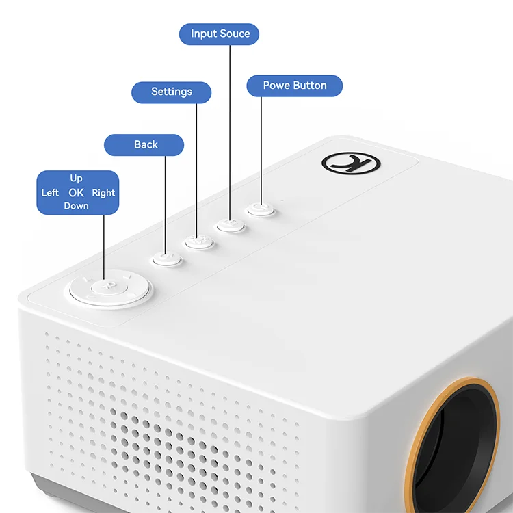 VANKYO L470A Customized Logo LED Projector 1080 Support Smart WiFi Bidirectional Bluetooth Projector