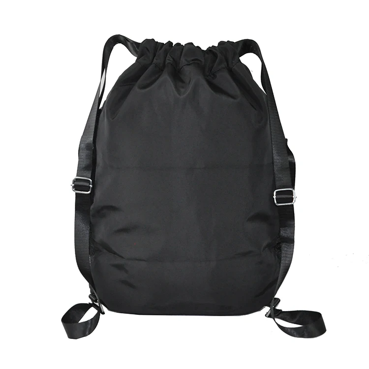 Customized Waterproof Polyester Gym String Bag Sports Drawstring
