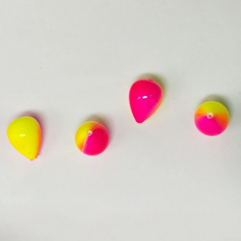 Chxfoam Uv Eps Foam Yellow/pink Pear Shape Fishing Floats Buy Eps