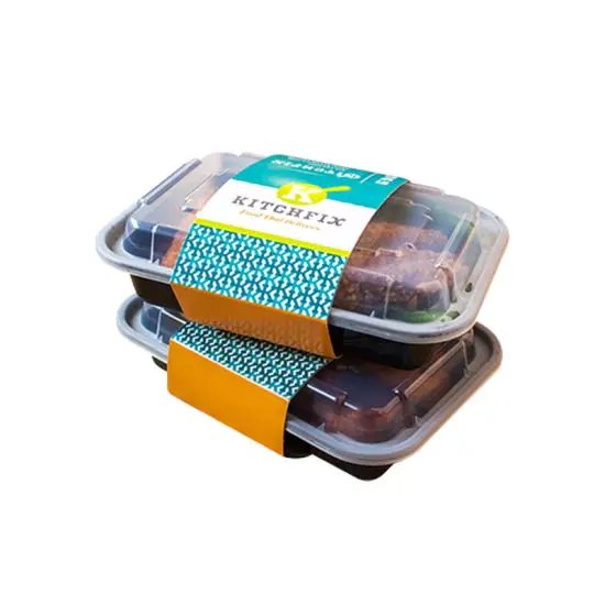 Custom Printed Eco Friendly Recycled Paper Cardboard Frozen Seafood Label Smoked Salmon Packaging Sleeve