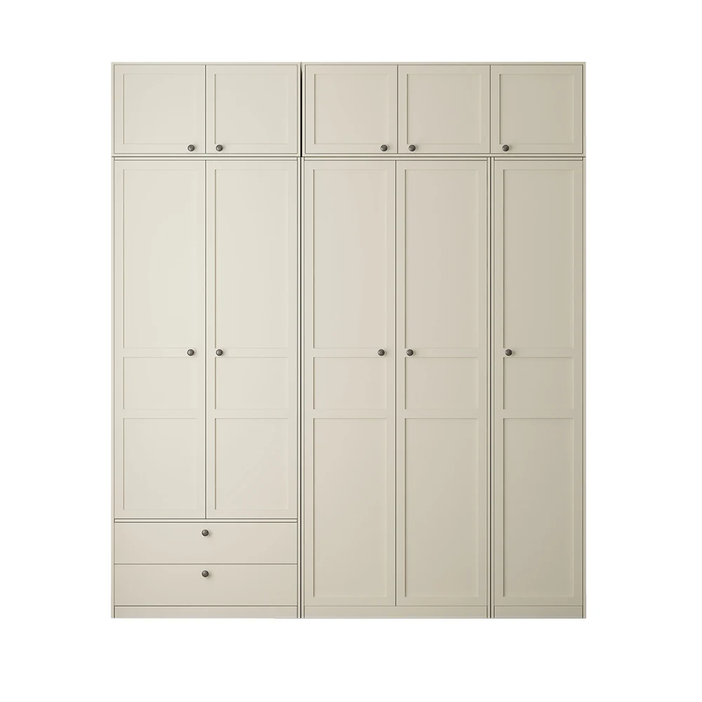 Steel Almirah Wardrobe Metal Wardrobe Closet with Shelf, Clothes Rail for Bedroom Wardrobe