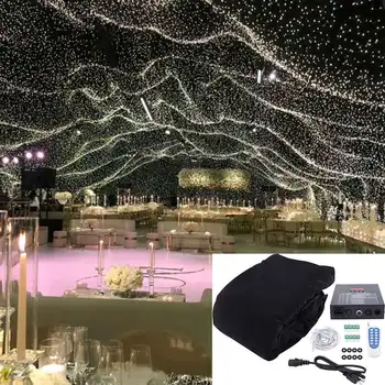 Custom LED Stage Star Light Curtain with DMX Control DJ Disco Lights Equipment Star Cloth for Wedding Concert Party Club
