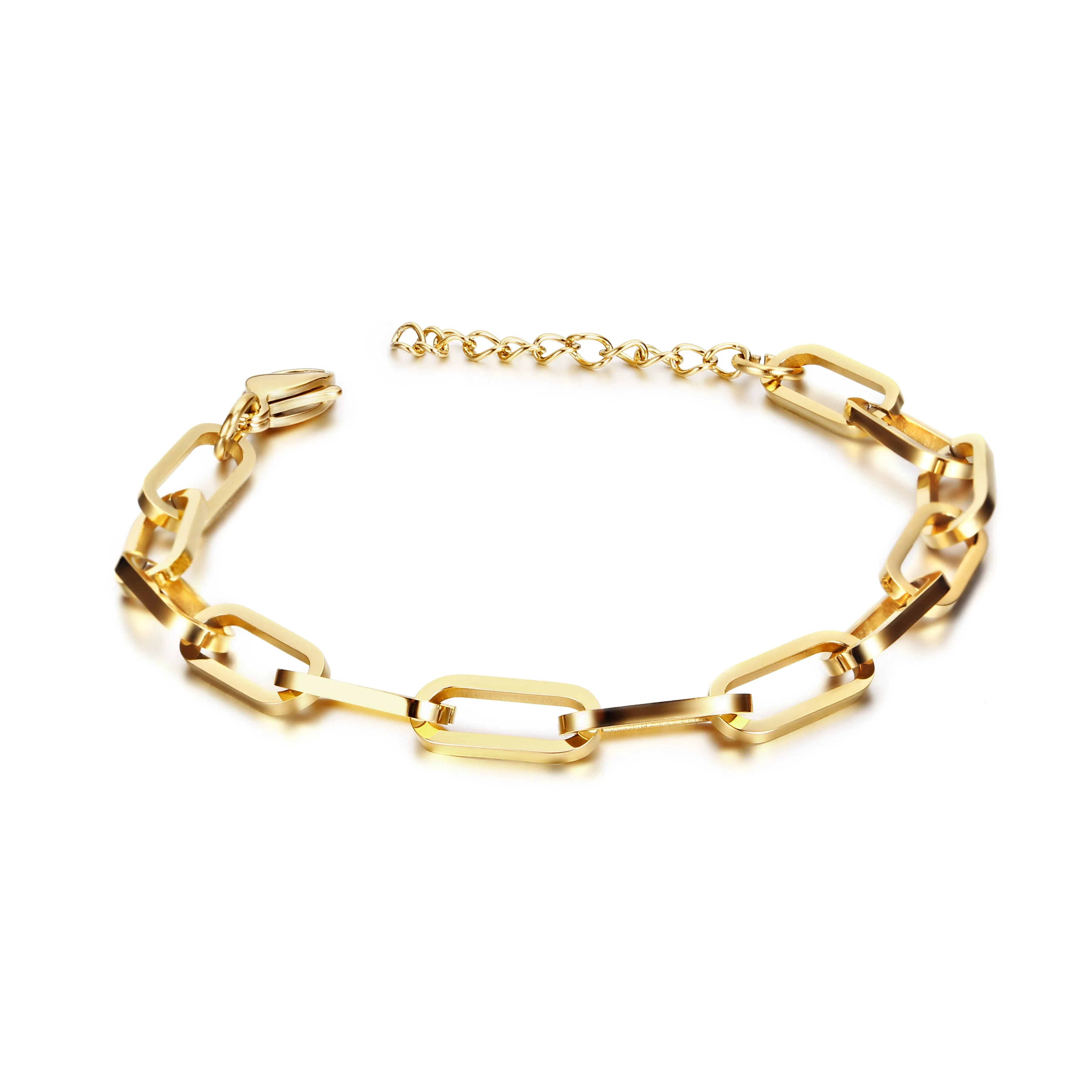 ★VINTAGE HOLLYWOOD★送料込み★Matte Classic Chain Bracelet OX JEWELRy High-End Anchor Chain Classic Bracel