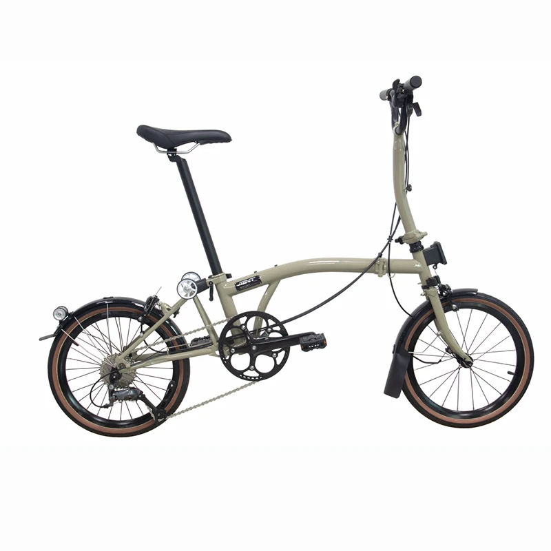 MINT Tri-Folding 16 Inch Bicycle T9C-349, 9 Speed Steel Frame