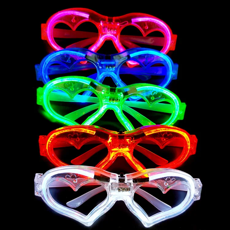 occhiali a led illuminano dinamici occhiali da festa per feste festival  natale usb ricaricabili led rave occhiali luminosi lampeggianti del 2024 a  $13.99