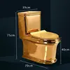 F type pure gold toilet-300mm hole spacing