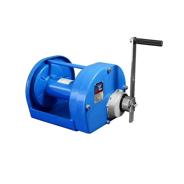 100kg 500kg 1000kg Hand Operated Winch With Safety Brake Heavy Duty