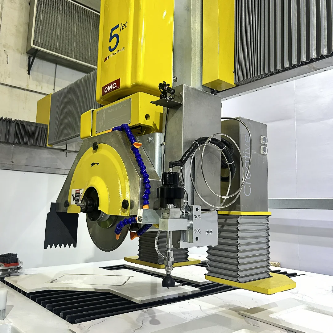 TITAN Plus 5jet CNC 5axis Bridge Saw and Waterjet Machine