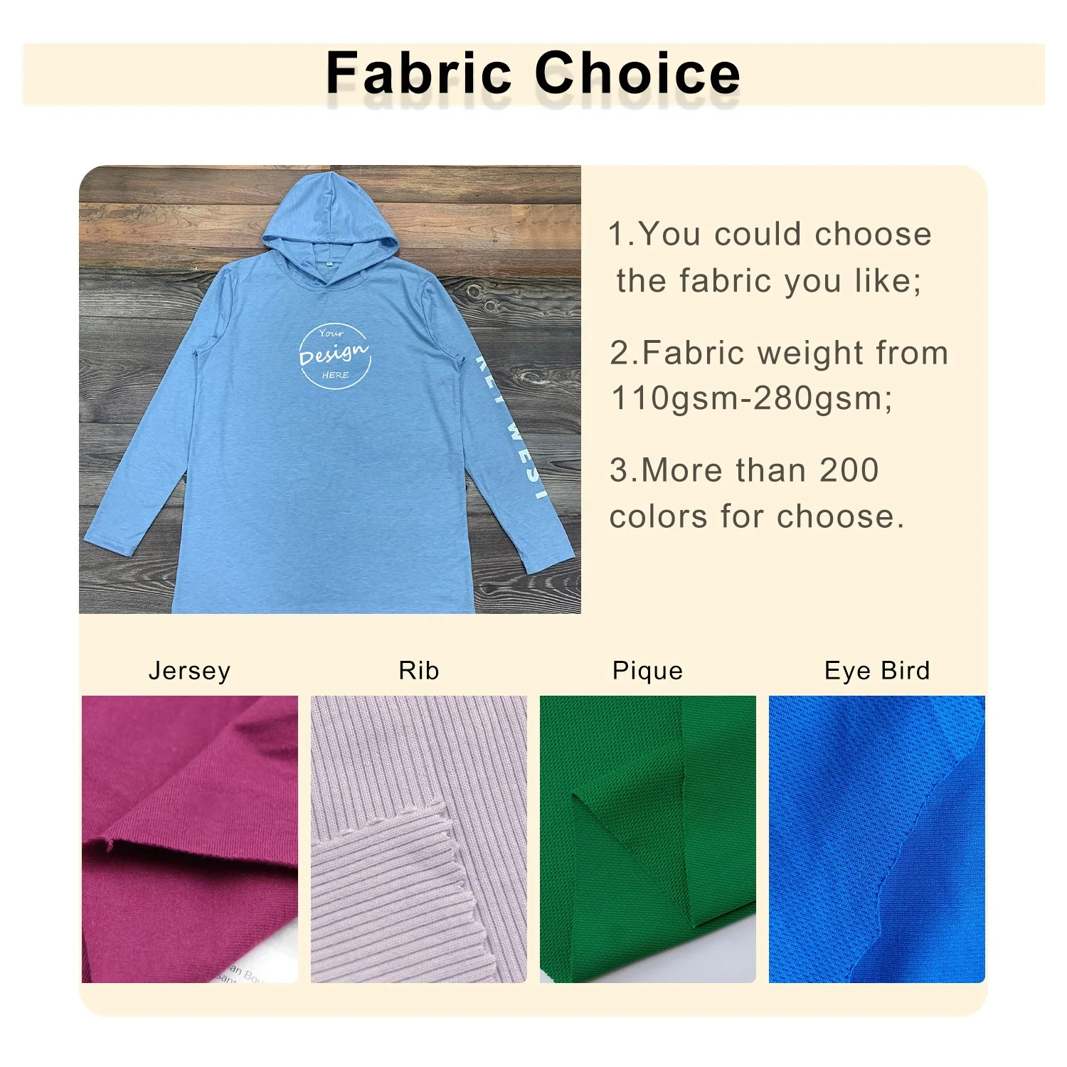 JL1220D Wholesale Breathable Bamboo Cotton Sports Long Sleeve T-shirts Men Lightweight Active Workout Athletic Shirts