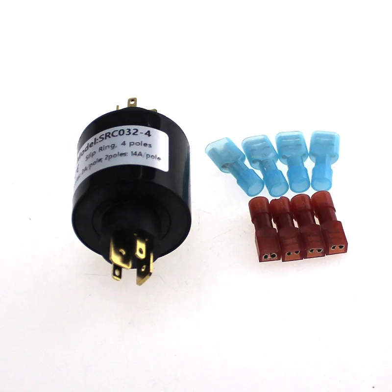 SRC032-4 32mm 4 Pin Golden Plated Rotary Joint Electrical