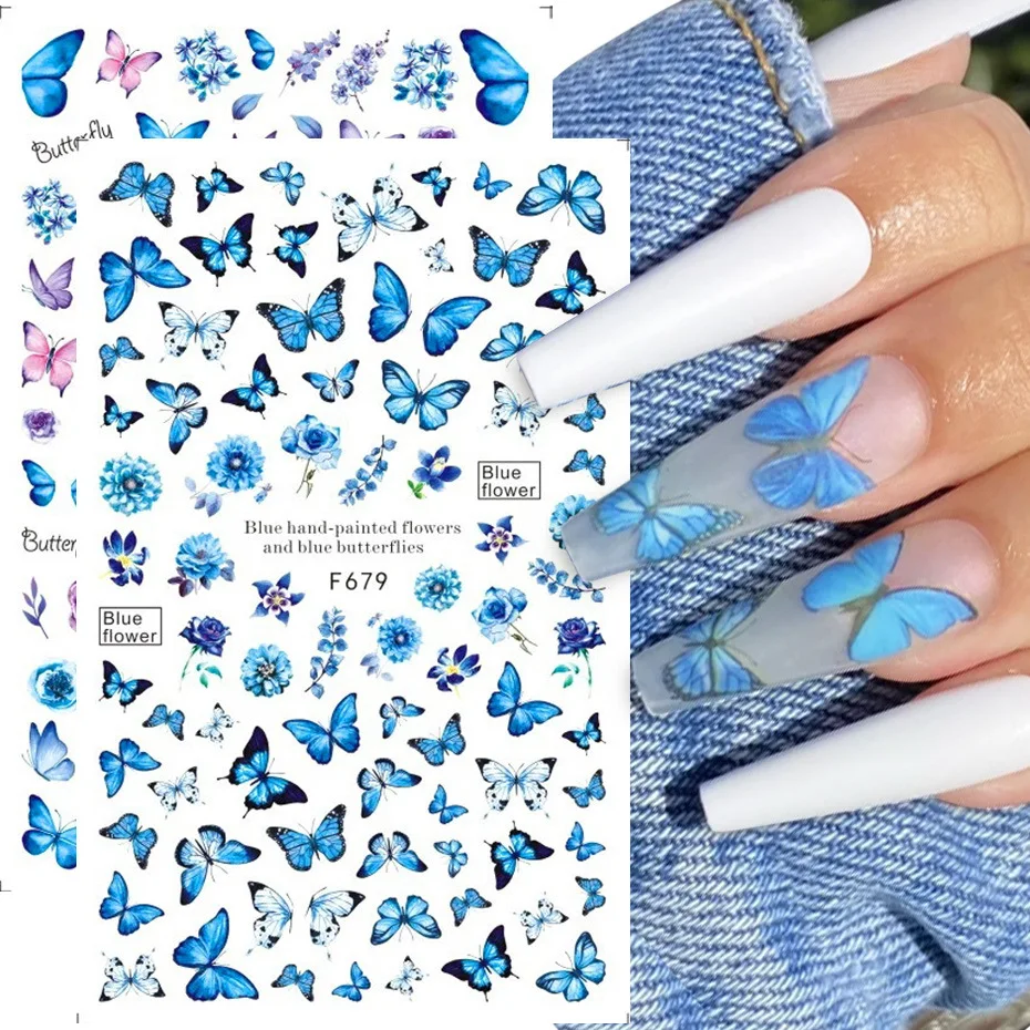 Nail Art Sticker Nails Art Decoration Manicure Shiny Nail Decals With Design  Nail Accessories Women Girls, Free Shipping, Free Returns