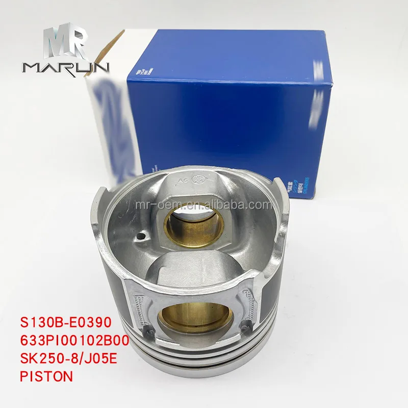 S130B-E0390 for SK200-8 SK300-8 J05E J08E Piston Excavator Engine Parts Diesel Engine Parts