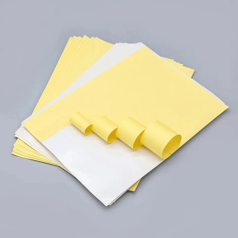 80gsm Cast Coated Paper Self Adhesive Paper Back Slit Gloss Paper Buy