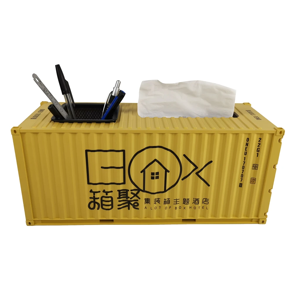 【A】30cm 1:20 Creativity container model Pen holder Custom container model O.A.S ship model