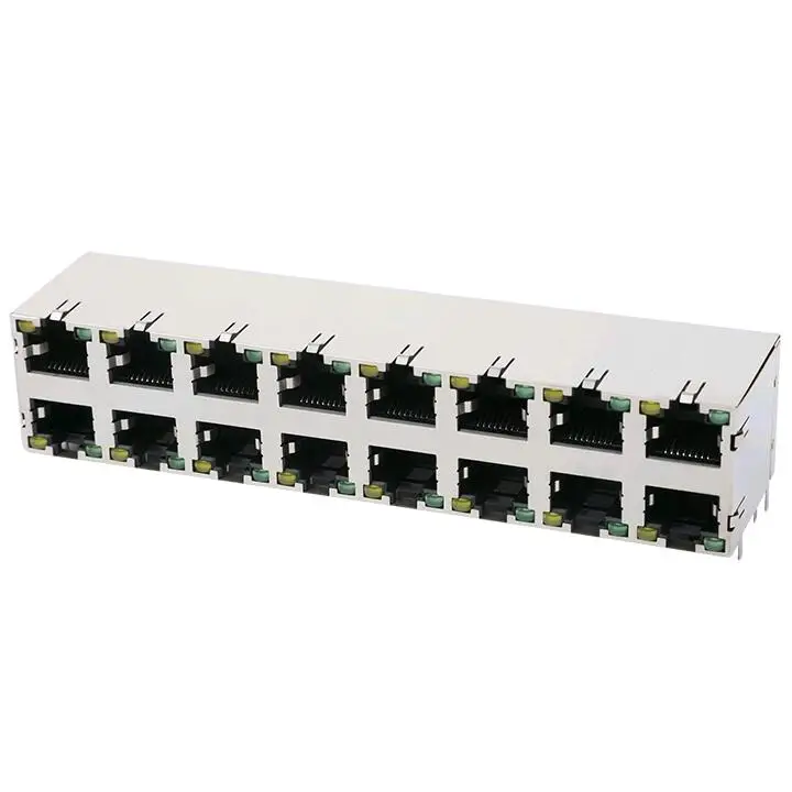 Lot Connecteurs RJ45 Femelle 8P8C PCB THT Non Blindés - Idéal Réseau Ethernet Maison & Pro