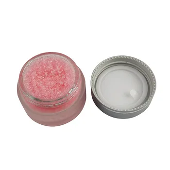 Private Label Lip Scrub Exfoliante De Labios Lightening Lip Treatment Sugar Lipscrub Strawberry Flavor Pink Exfoliating Scrub