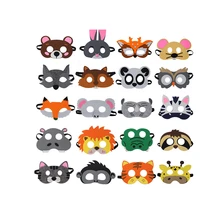 Animals Felt Masks Woodland Creatures Animal Cosplay Zoo Camping Themed Party Favors Supplies for Boys or Girls