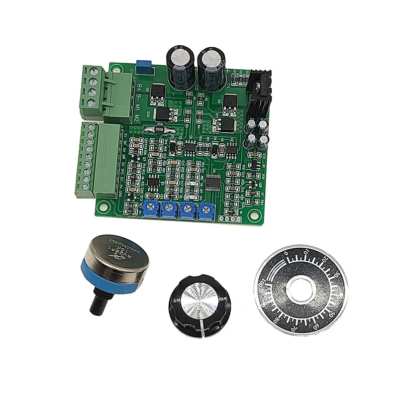 Description Picture 2 of itemHigh Torque Reversible 12v 24v Brush Dc Motor Controller potentiometer 0-5V control