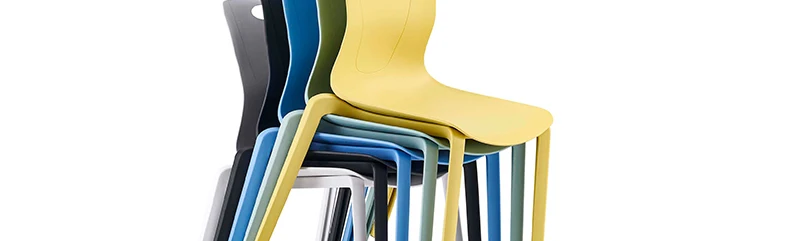 New design wholesale simple dining room living room furniture chair stackable chair