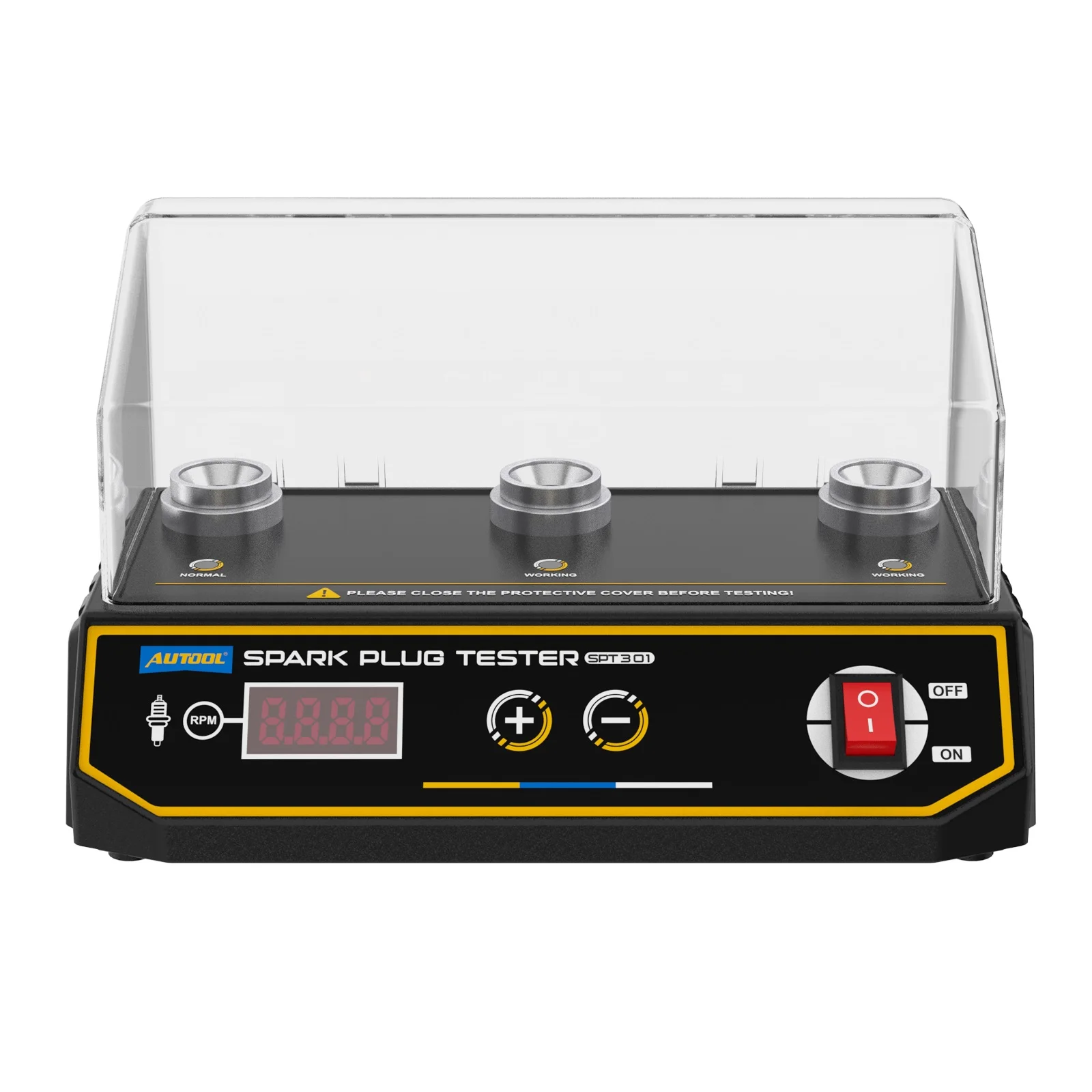 AUTOOL SPT301 Easy Carry Mini Tester Car Spark Plug Tester With Ignition Analyzer Diagnostic Auto Tool Detector