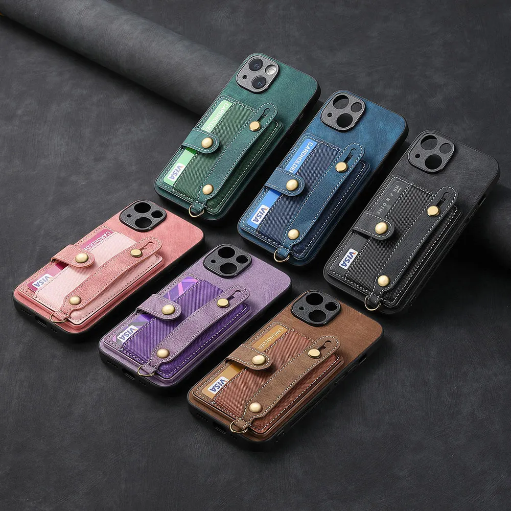 Holder Flip Phone Cover For Samsung Galaxy A15 5G Anti Fall Case Drop Wallet Mobile Purse Proof Luxury Cell Sjk347 manufacture