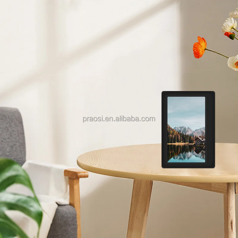 Pros Digital Picture Frame 7 Inch Digital Photo Frame Remote Control 1080P Video Music Calendar Wall Mountable SD Card USB Drive