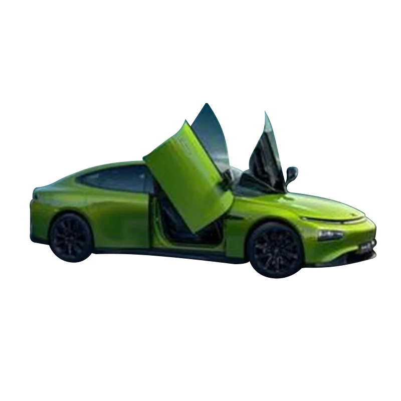 luxury four-wheeled electronic car with ultra-long-range battery