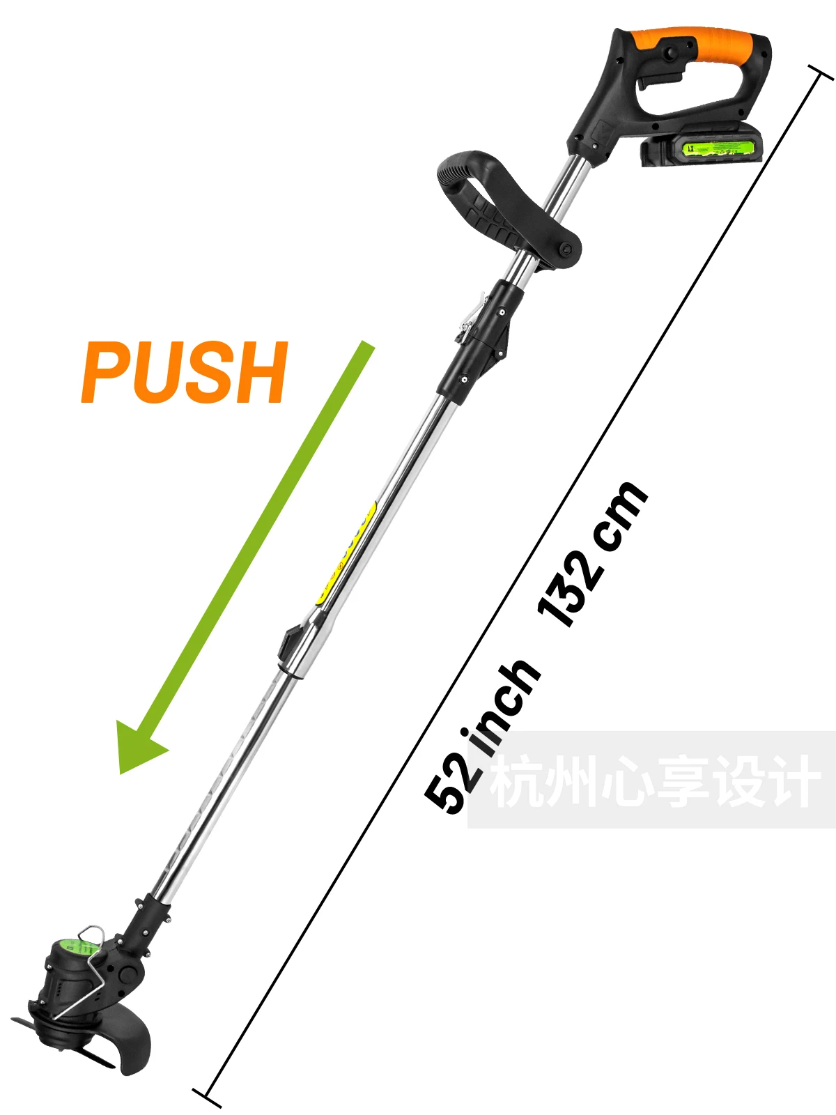 Cordless Weed Eater String Trimmer,3-in-1 Lightweight Push Lawn Mower &  Edger Tool with 3 Types Blades,21V 2Ah Li-Ion Battery Powered for Garden  and Yard,Black 