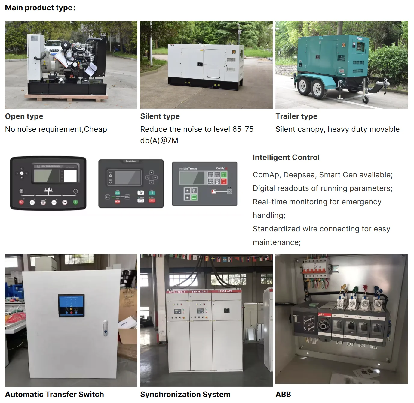 9kVA 12kVA 15kVA Silent diesel Generator Set Powered by Original NPPerkin 403A Engine Newtec Prime Backup Use 7kW 10kW 10kVA