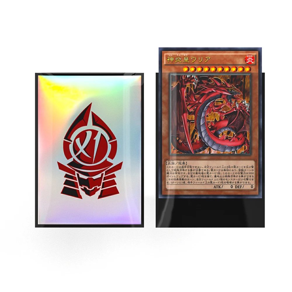 yugioh card sleeve designs Amazon.com: Black Card Sleeve 200 Pack Compatible with Yu-gi-oh Card Sleeve  Japanese Small Card Sleeves 62x89mm, Back Textured Perfect Shuffling,  Protect Your Japanese Sized Trading Cards Photocard Never Tear : Toys & main image 0