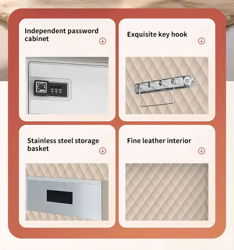 CEQSAFE High Quality WiFi Large Household Safe Cabinet All-Steel Commercial Anti-Theft Fingerprint Safe Box supplier