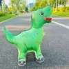 ไดโนเสาร์เดินได้พร้อมล้อ [สีเขียว]