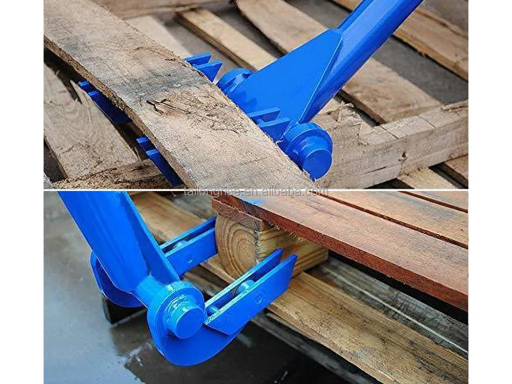 44" Pallet Buster Breaker Puller Pallet Pry Bar Tools with Handle for Deck Board 