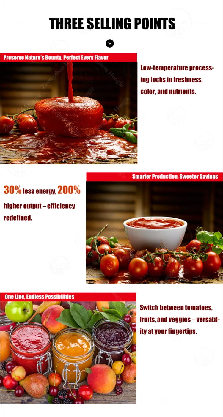 concentrated tomato paste dilution processing tomato paste processing line-1