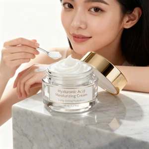 ODM Hyaluronic Acid Moisturizing Cream & Lotion Long-lasting Hydration Rich Moisturizer for Sensitive Skin