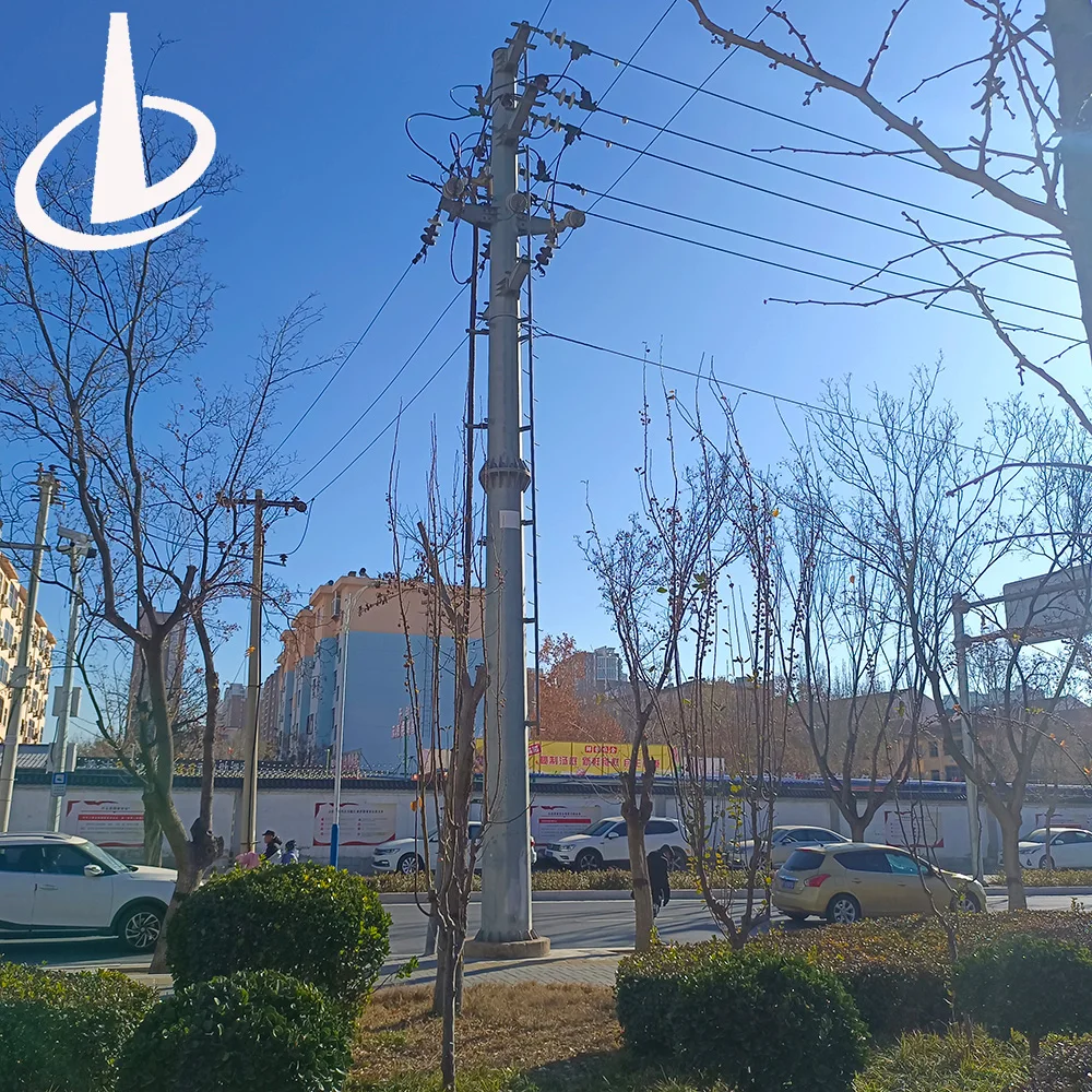 product 5m 9m 10m 11m 12m 15m 20m hot dip galvanized q355b steel tubular electrical power pole for distribution line factory direct-0