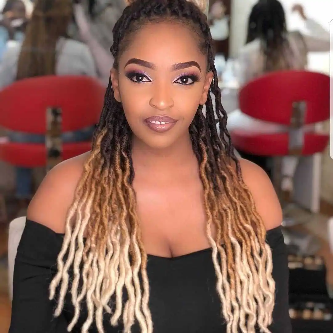 18 pouces cheveux