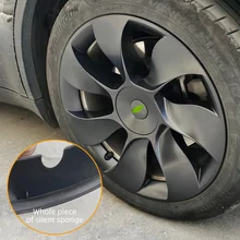 Exterior Auto Accessories Car WheelCover 19 Inch 4 Pcs Fit For Tesla Model Y 2019-2022