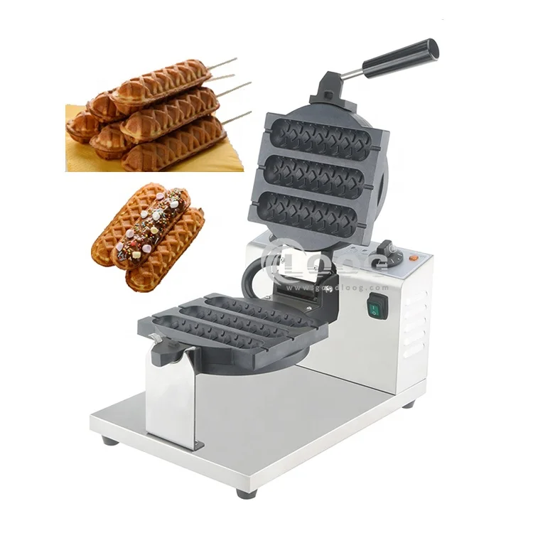 Commercial Electric Corn Dog Waffle Maker for Hotel Restaurant New Arrival  Kitchen Appliance Hotdog Stick Waffle Machine for Car