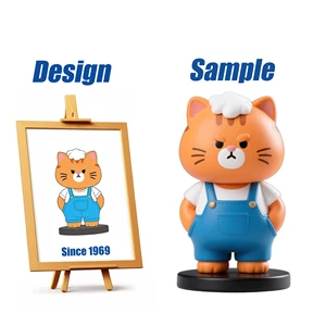 Shengye Custom High Quality DIY PVC Vinyl Cute Cartoon Cat Animal Action Figure Model Toys Plastic Resin Mystery Blind Box Toy