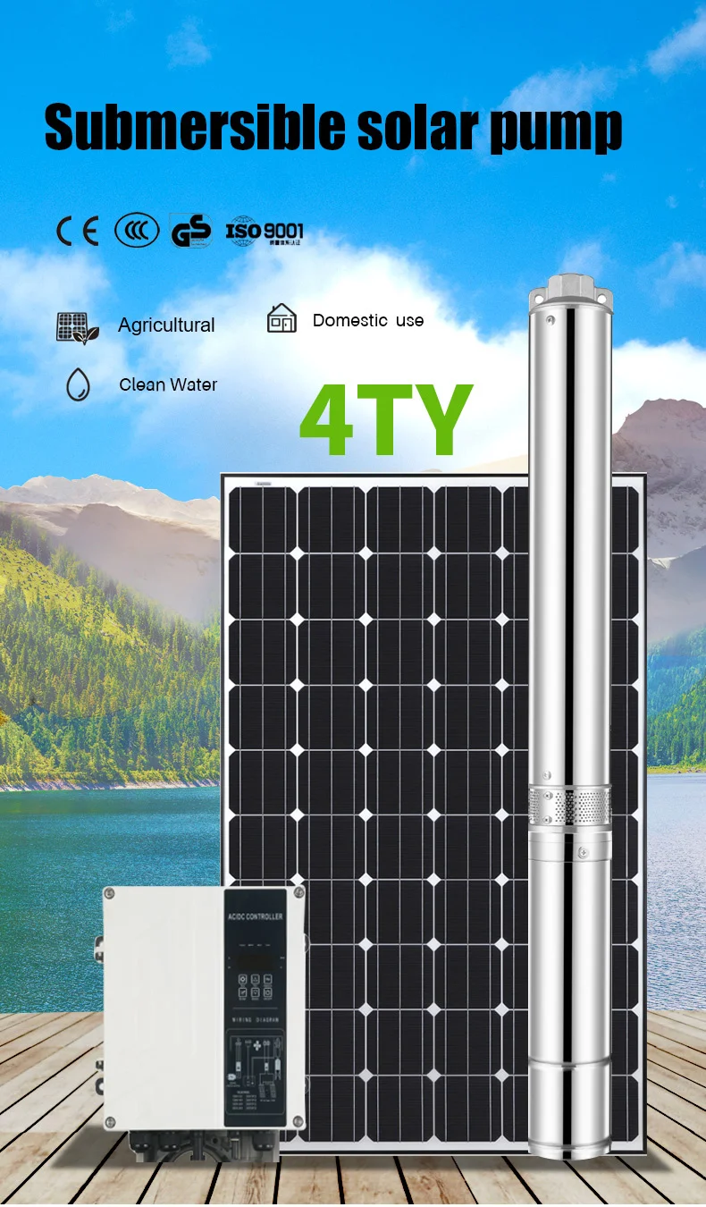 2hp Dc Solar Borehole Submersible Deep Well Water Pump With Solar Panel Buy Water Pump With 6049