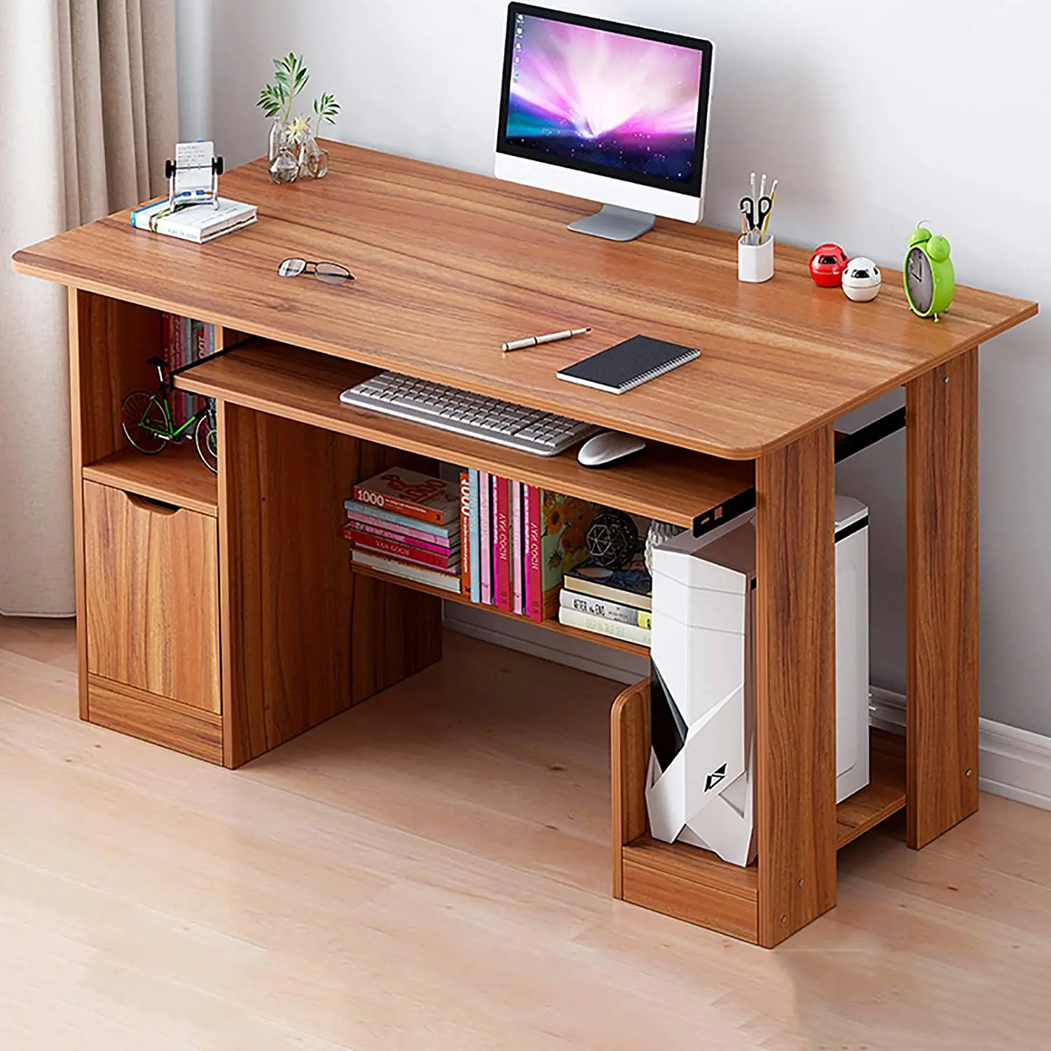 Wooden Desktop Computer Desks Office Table Simple Modern Office