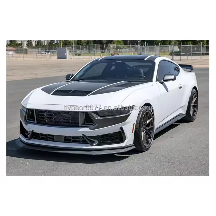 product tiypeor front bumper assembly car body kits for  ford  mustang 2024 2025 front face surround modification auto bodykit-5