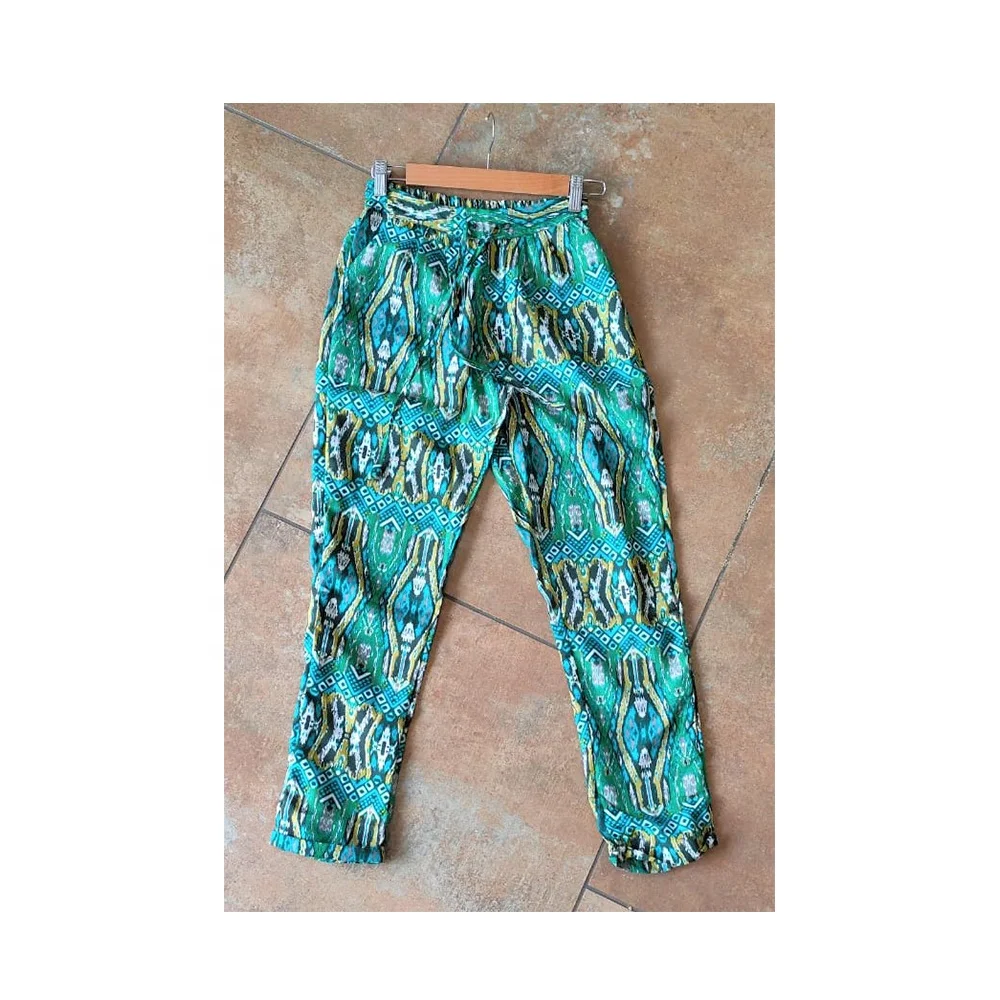 Buy Sui Green Holiday The Ocean Tide Organic Cotton Trousers for Women  Online  Tata CLiQ Luxury