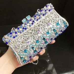 Diamond Evening Bag Wedding Clutch Bags for Women Party Dinner Crystal Handbags for Ladies Wholesales Luxury Handmade Clutch Bag
